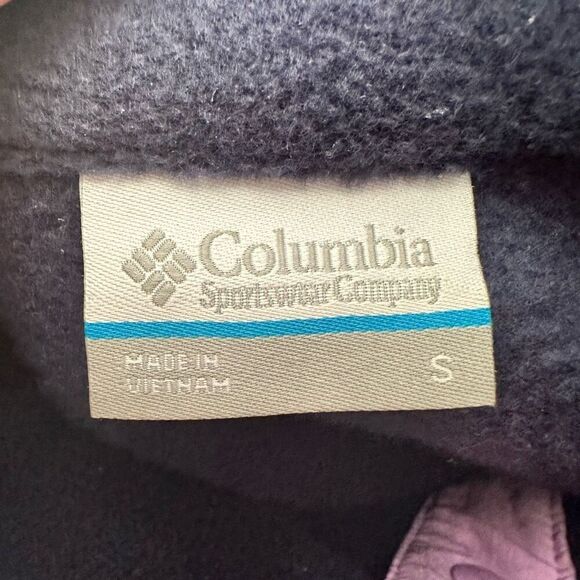 Columbia Benton‎ Springs Half Snap Pullover Marrionberry Dark Nocturnal Small - Picture 5 of 7